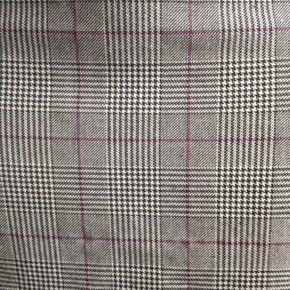 Evidence - Grey Plaid Houndstooth High Waisted Pencil Skirt - Picture 11 of 14